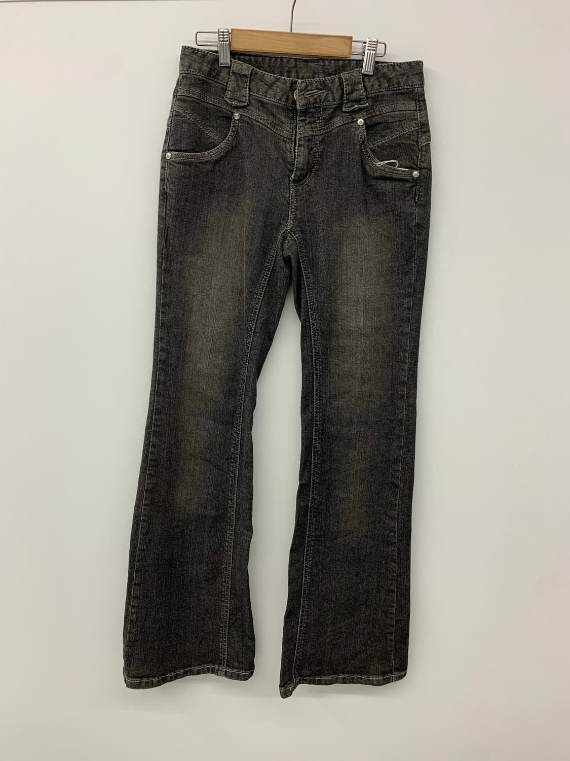 재패니즈 흑청 슬림핏 데님 상품이미지3