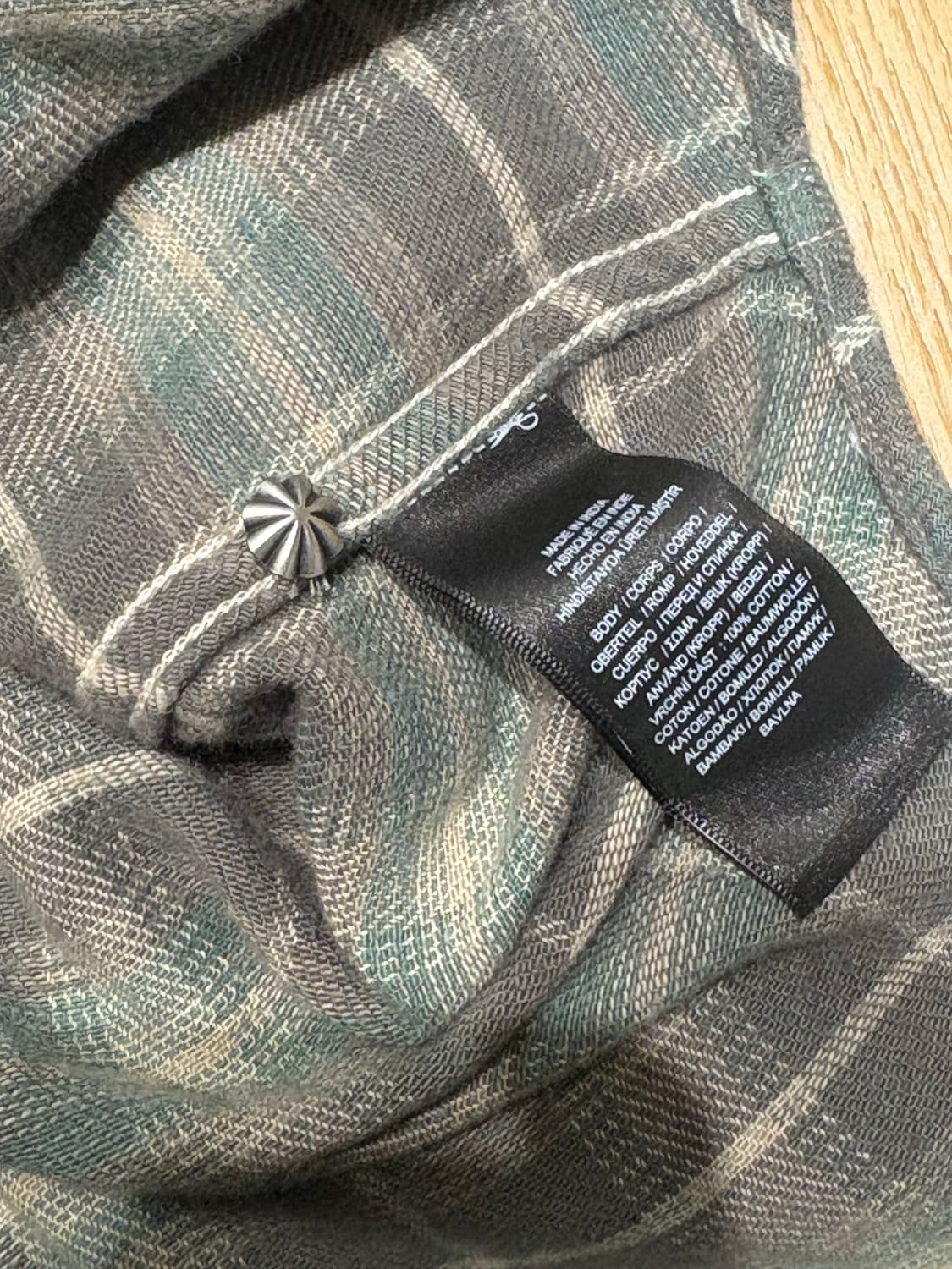 더블알엘 플래드 웨스턴 셔츠L 상품이미지6