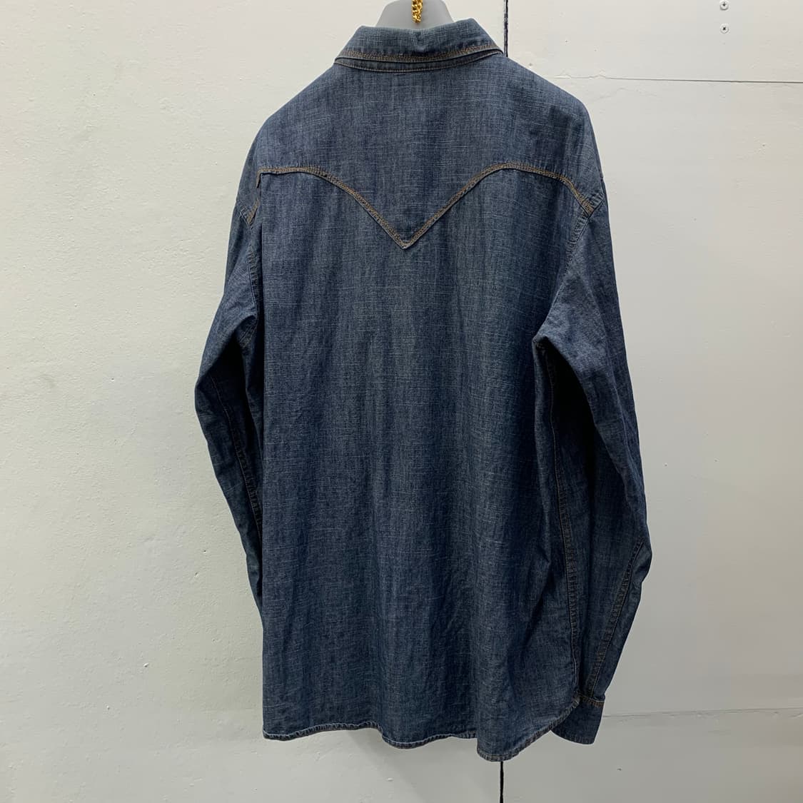 [XL] 00's 리바이스 원포켓 데님 셔츠 상품이미지2
