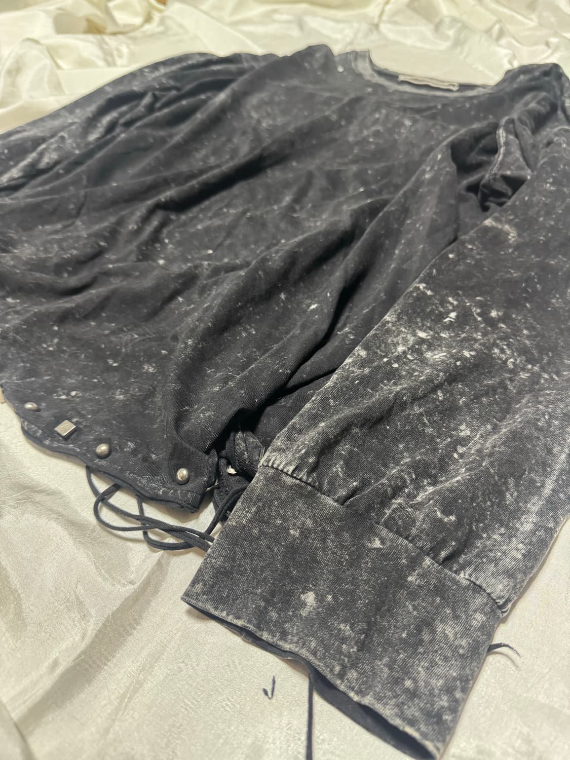 Pigment Washing Oversized Fit Long Sleev 상품이미지2