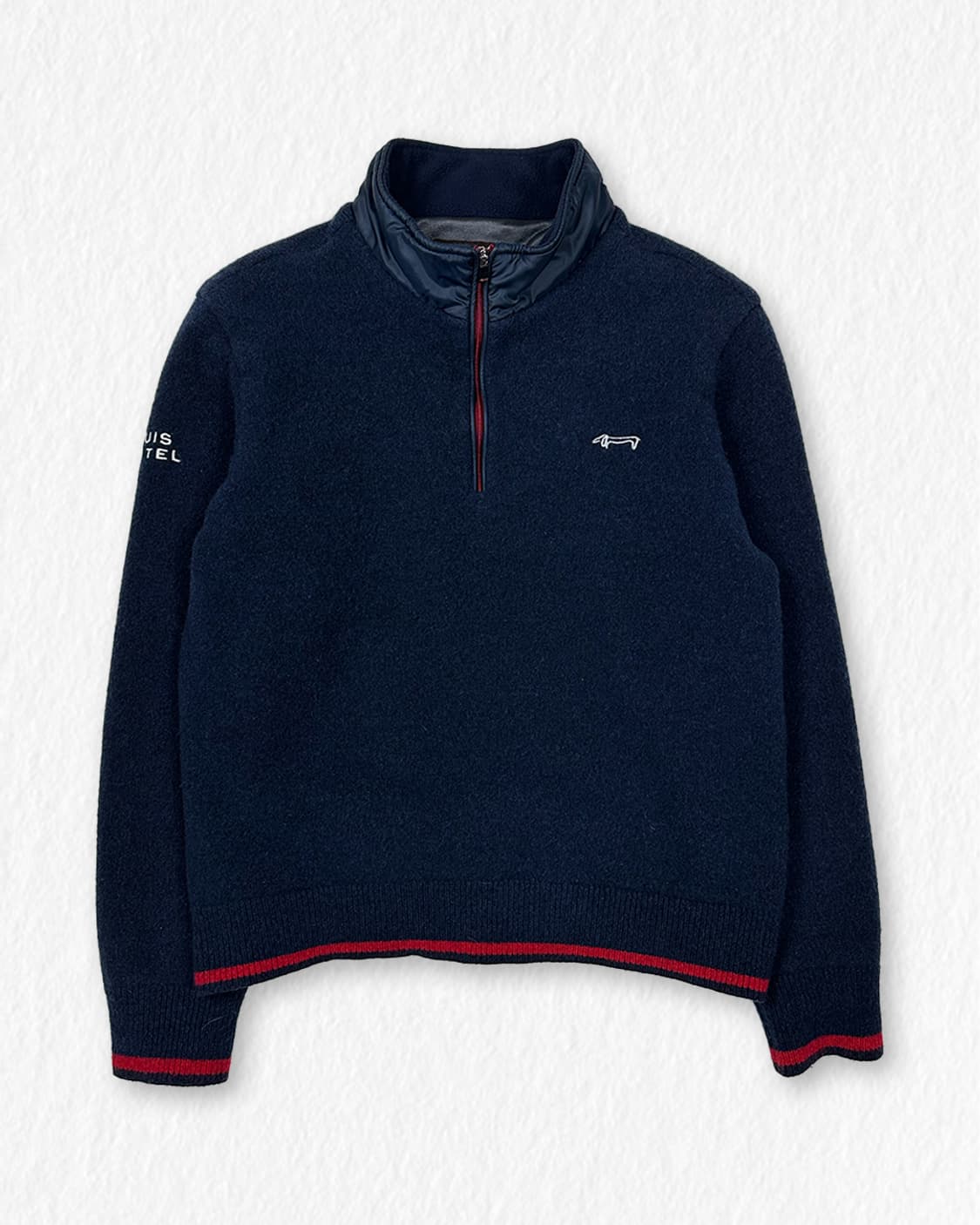 루이카스텔 반집업 니트 상품이미지1