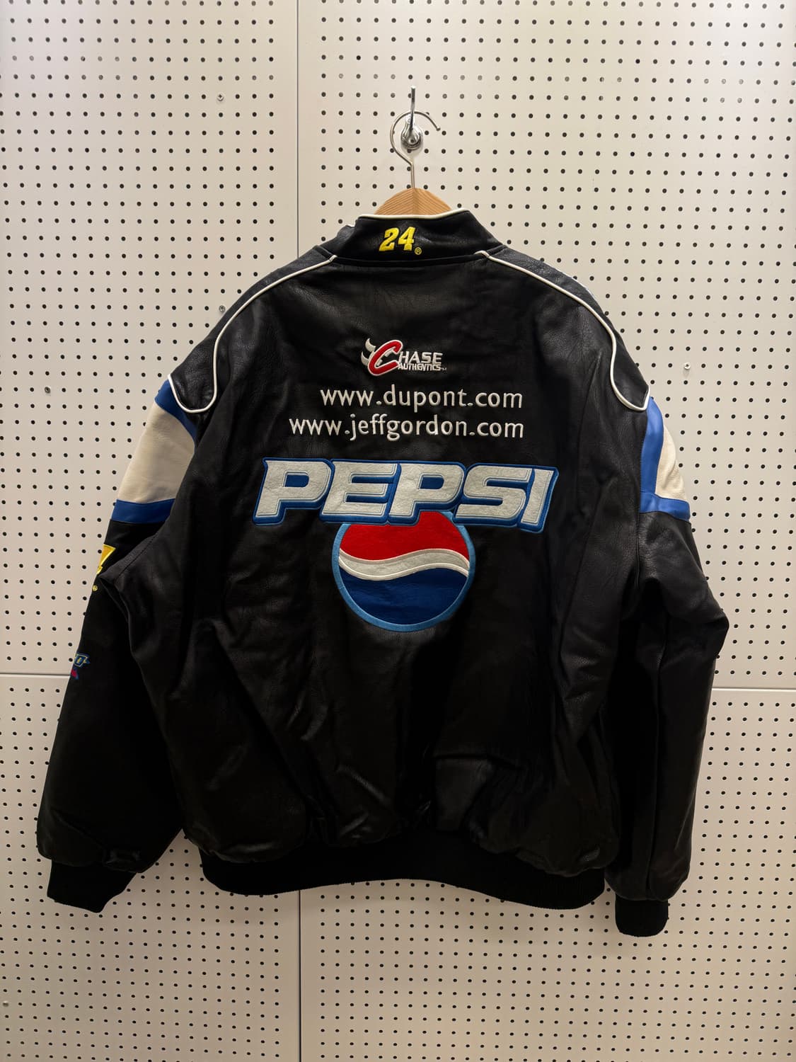 빈티지 펩시 레이싱팁 레더 자켓 U323 상품이미지3