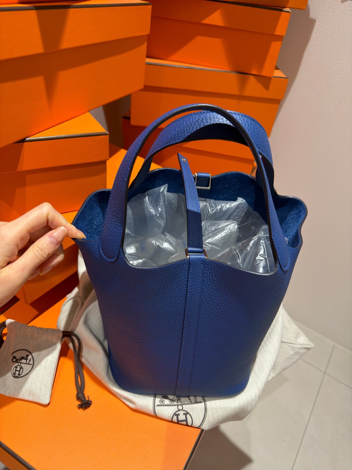 에르메스 피코탄 22 블루타이 상품이미지3