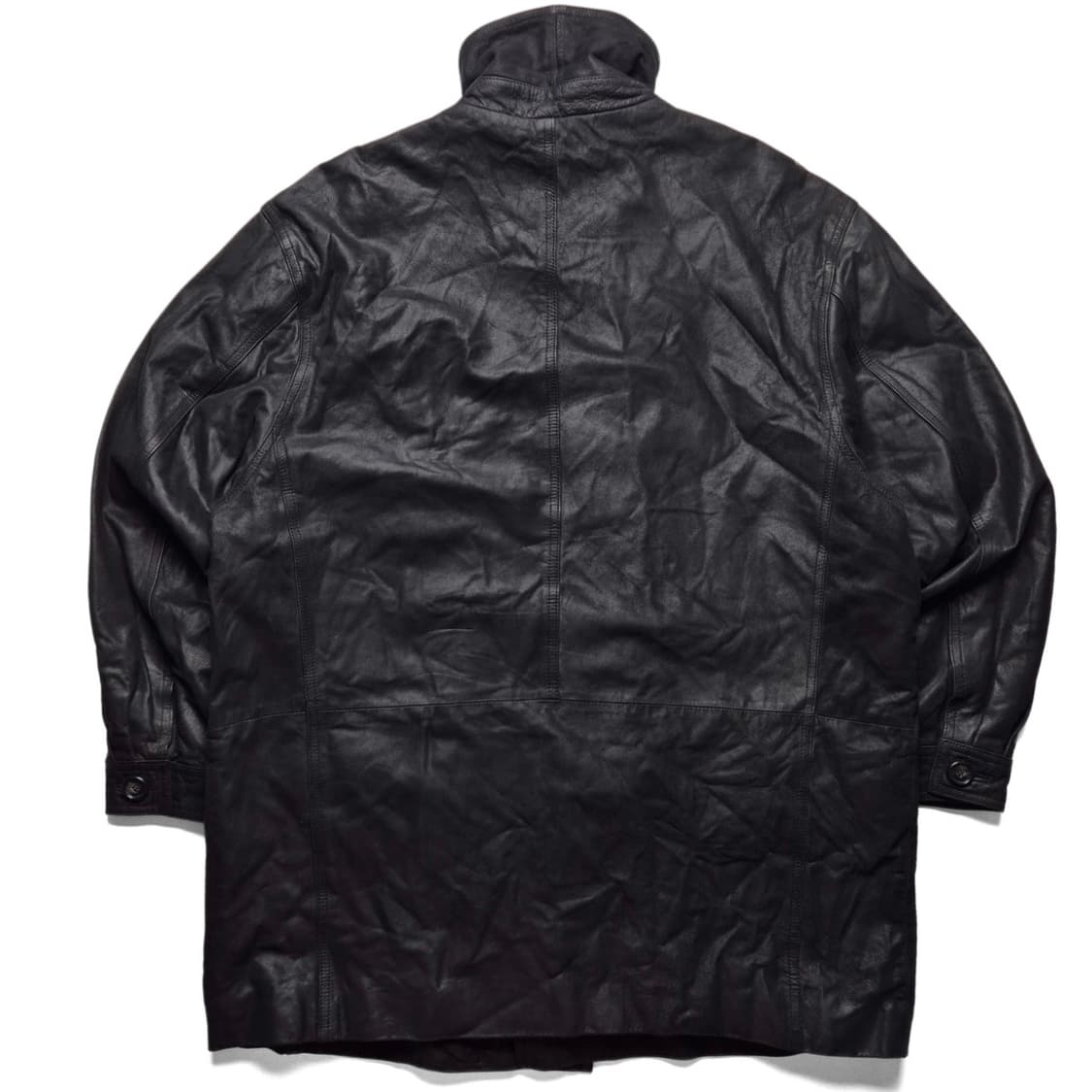 잭니콜라우스 가죽 하이넥 레더 카코트 (유스,머듈) 상품이미지3