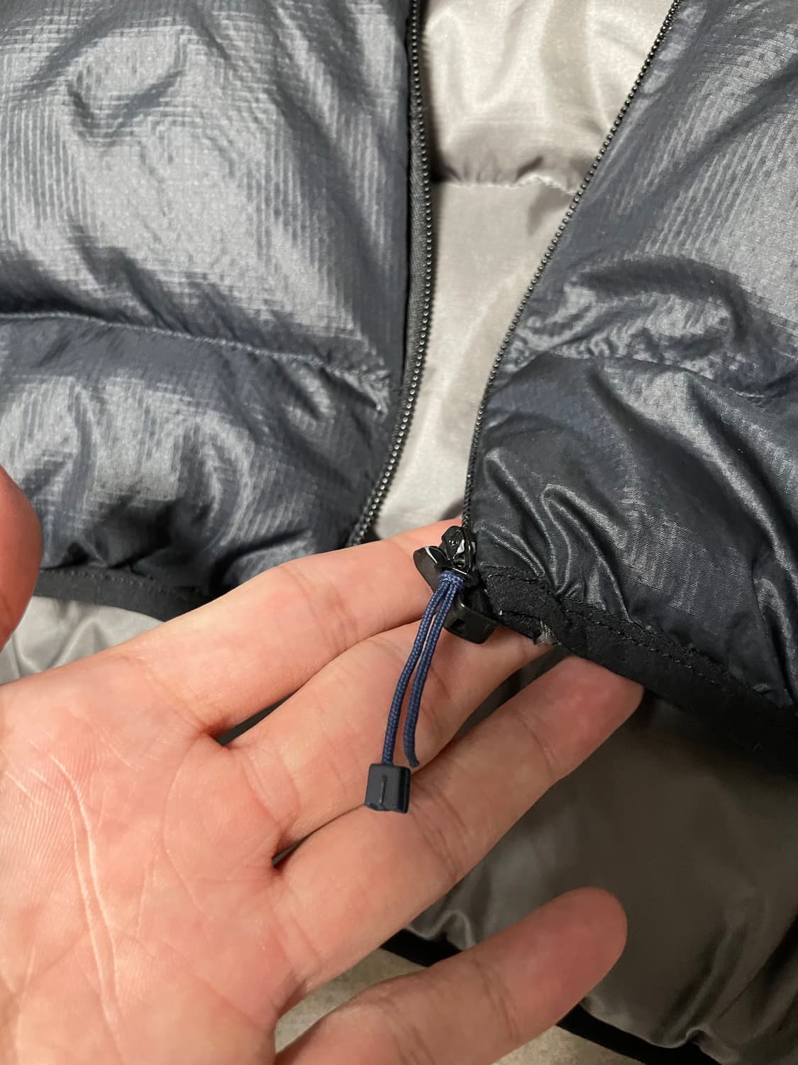 빈티지 몽벨 라이트 알파인 구스 다운 패딩 자켓 블랙 상품이미지5