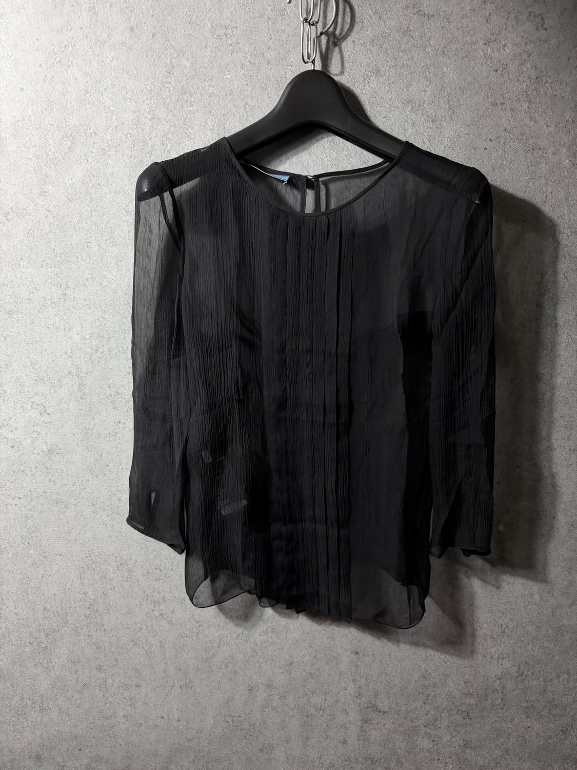 프라다 실크 블라우스탑 상품이미지7