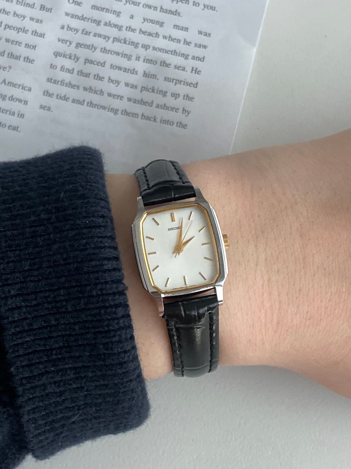 Seiko 세이코 스퀘어 쿼츠 레이디스 상품이미지6