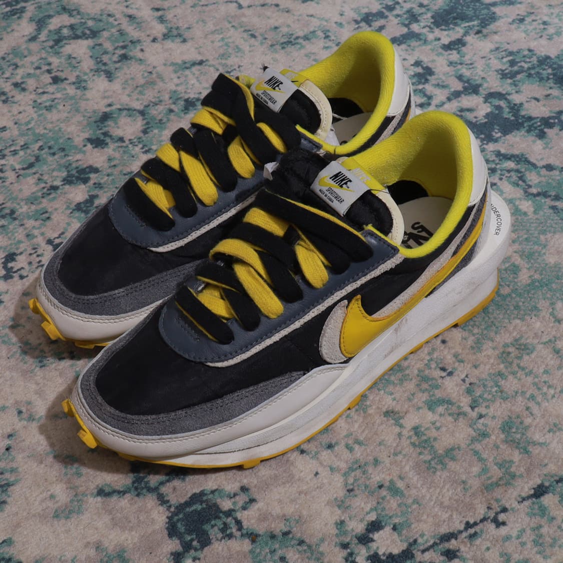 Nike 나이키 사카이 언더커버 LD와플 블랙 앤 브라이트 시트론 265 상품이미지2