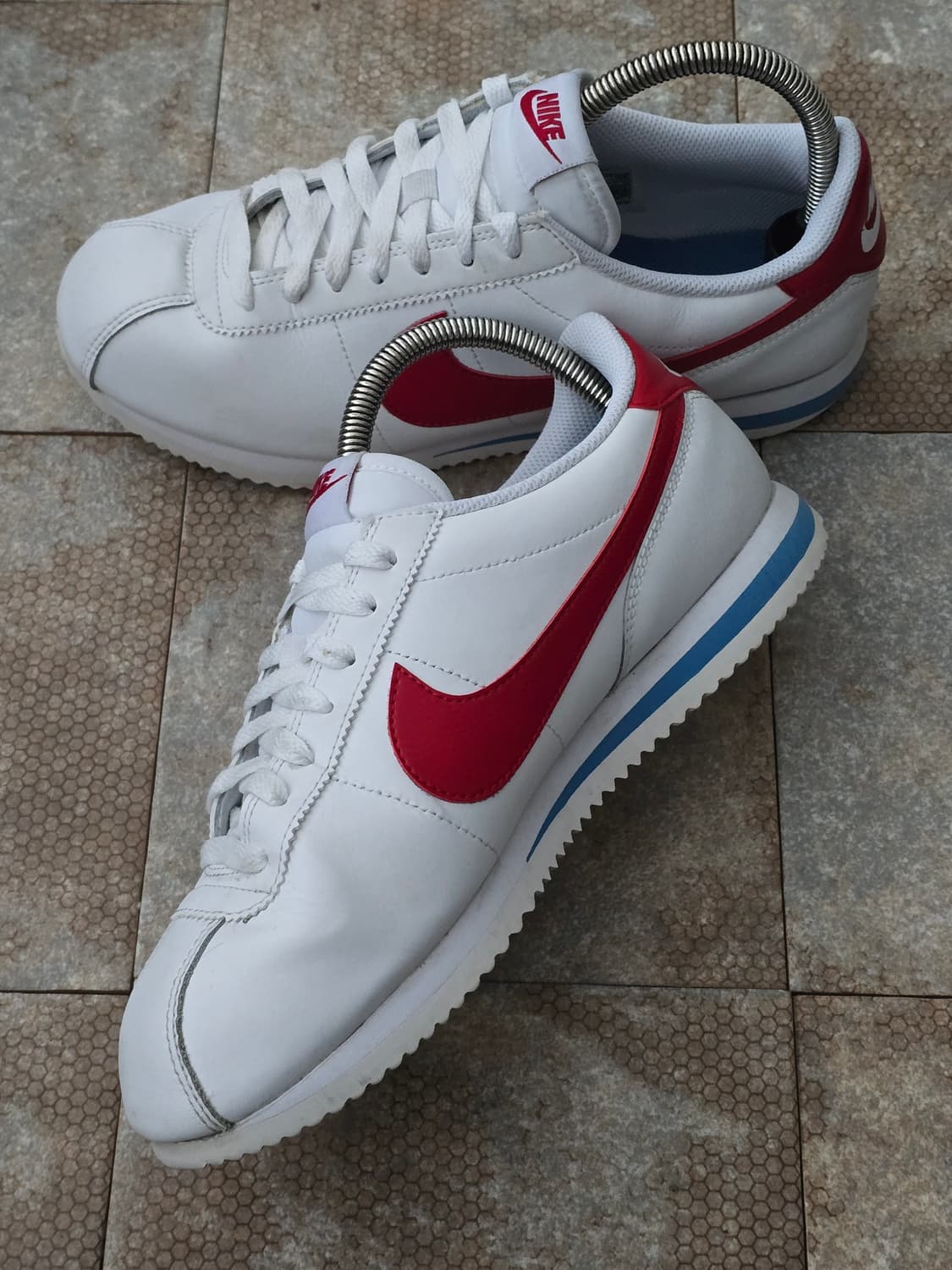 (265)나이키 코르테즈 레더 바시티 레드 상품이미지5