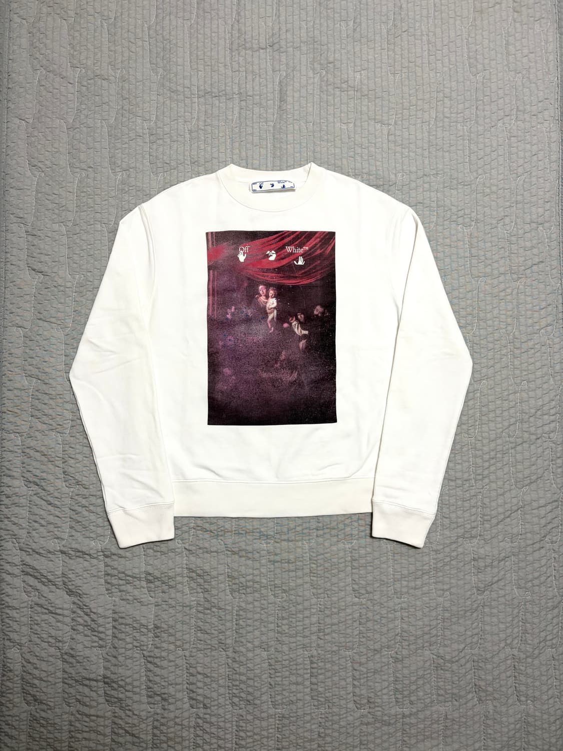 오프화이트 카라바지오 맨투맨 상품이미지1