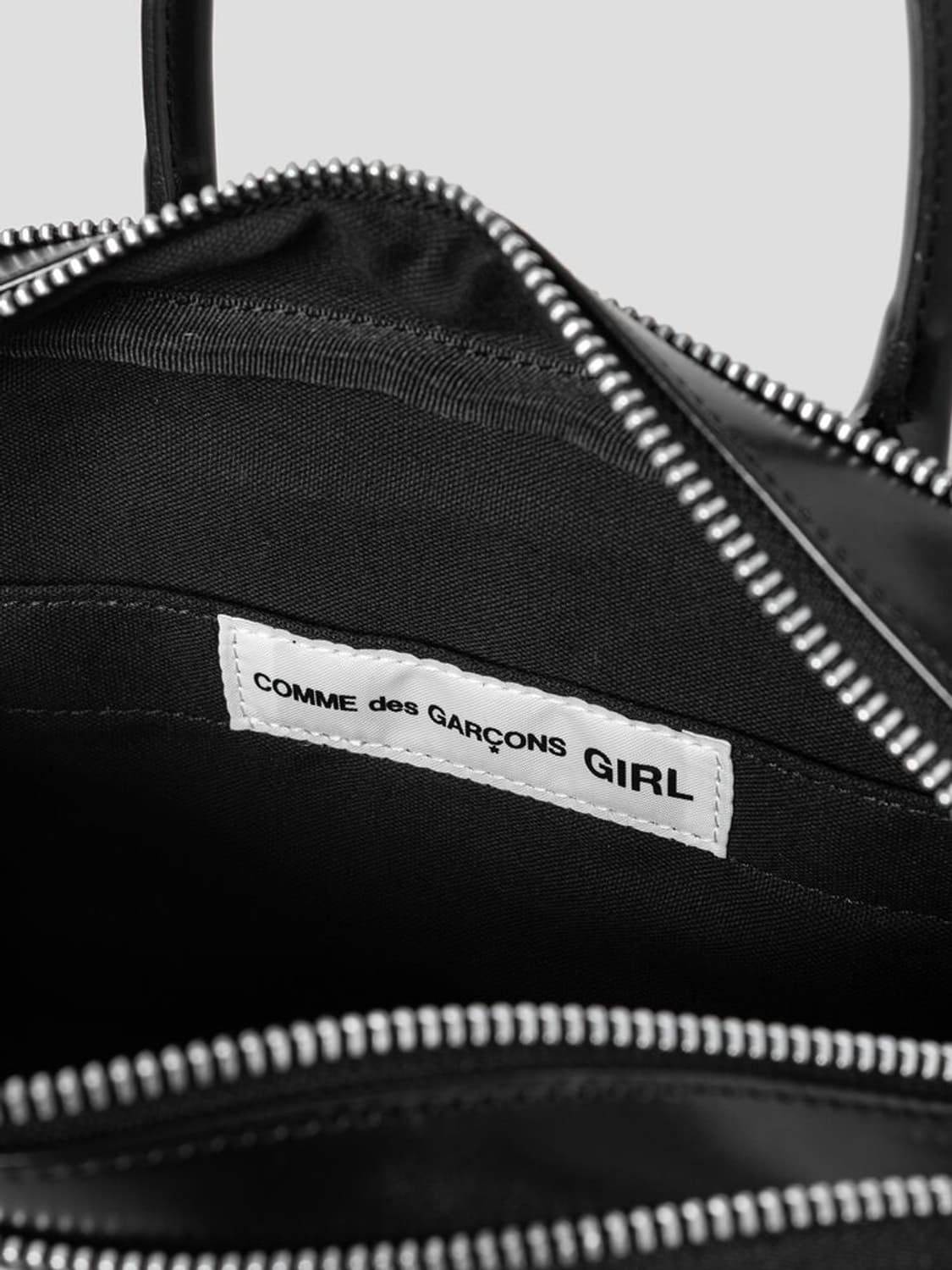꼼데가르송 걸 26ss 멀티 참 토트백/블랙 상품이미지7