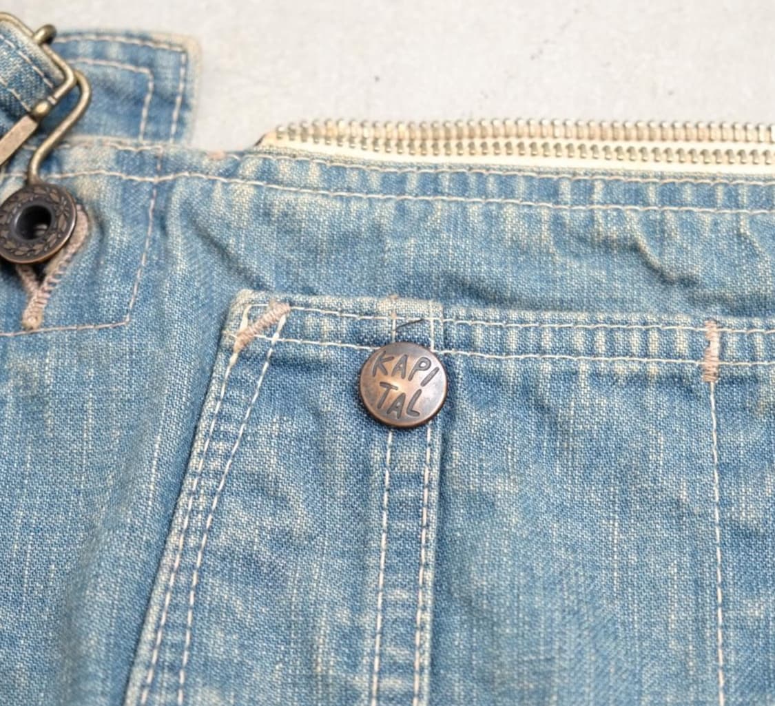 Kapital 캐피탈 데님 서스펜더백 크로스백 상품이미지4