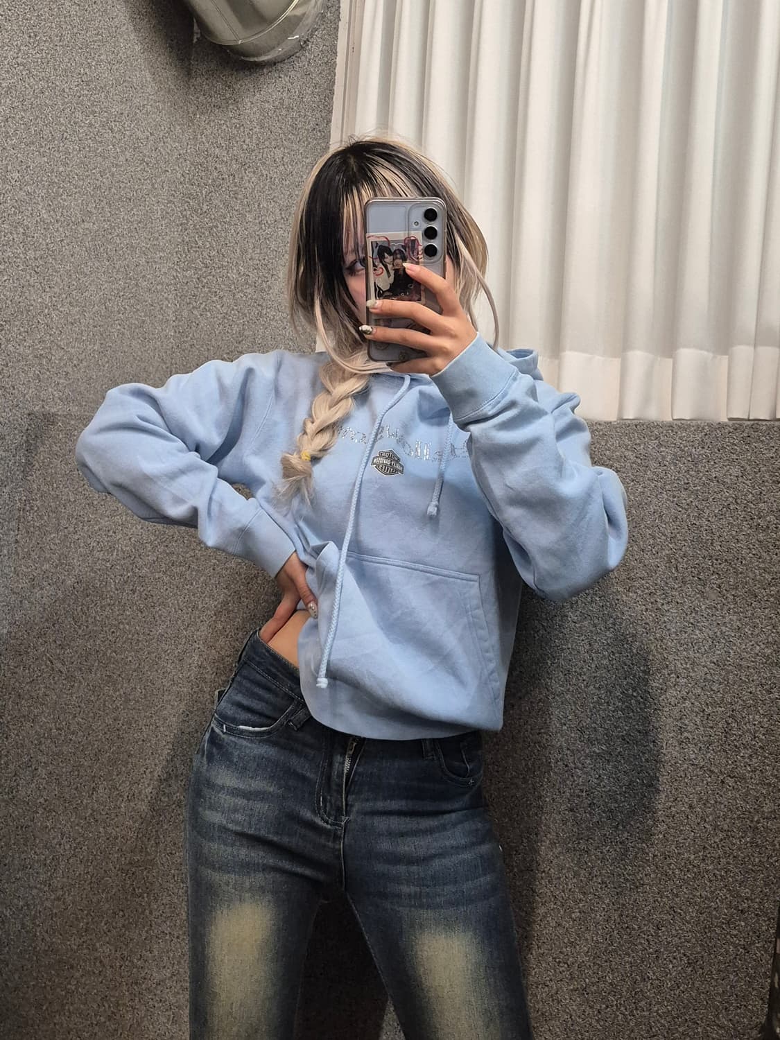 HARLEY DAVIDSON CROP HOODIE  상품이미지1