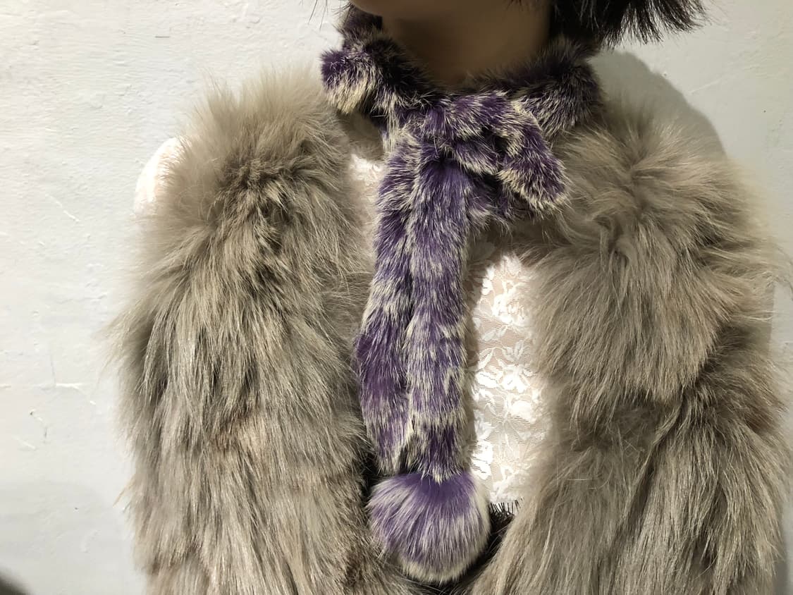 Soft Lavender Fur Scarf   상품이미지4