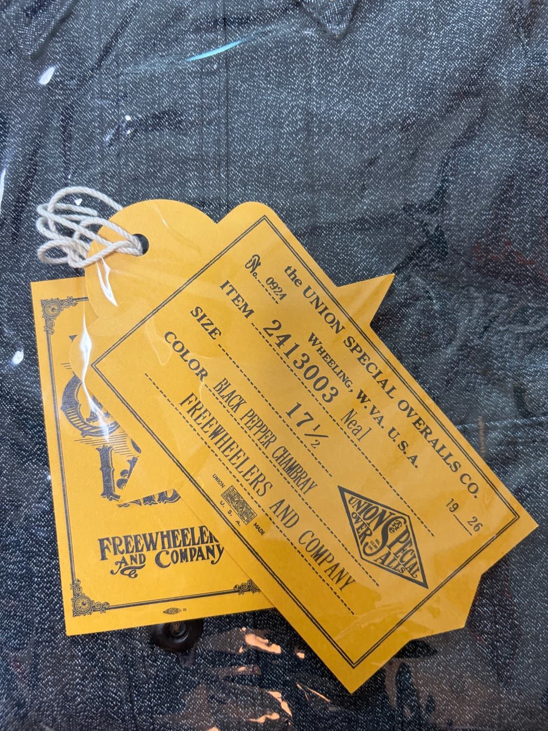 프리휠러스 닐셔츠 블랙페퍼 17 1/2 상품이미지6