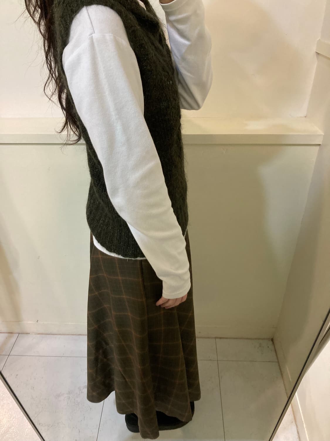 카키 그런지 니트 탑 상품이미지8