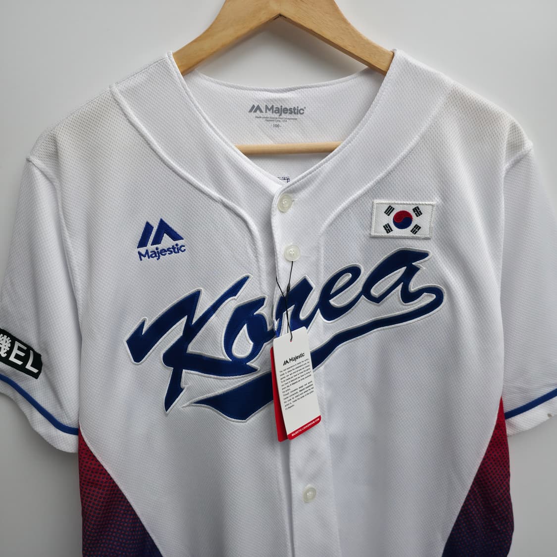 [L] 새상품 마제스틱 국대 야구 유니폼 상품이미지2