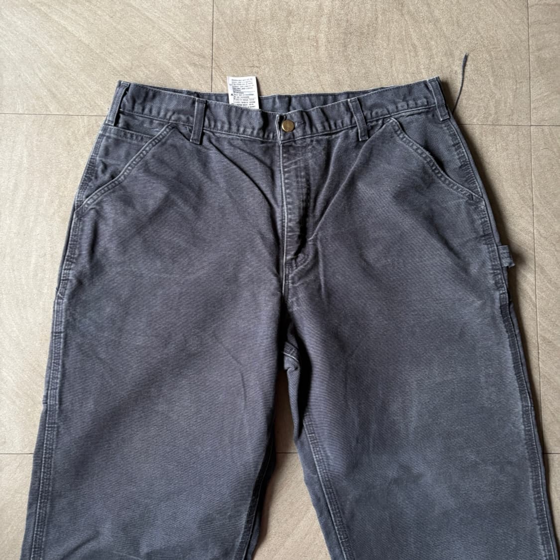 칼하트 정품 오리지널 미드나잇 싱글니 카펜터 팬츠  상품이미지5