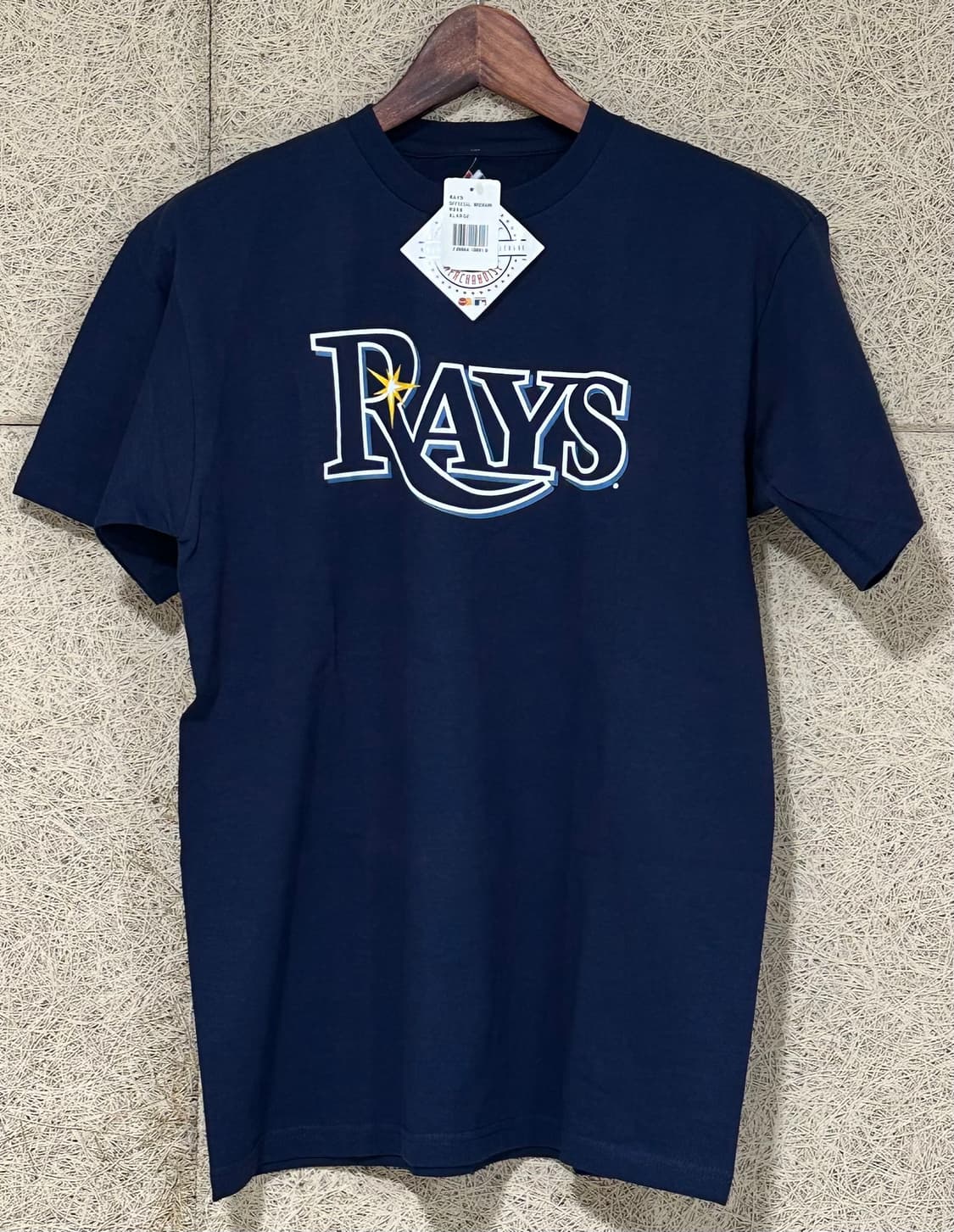 마제스틱 새상품 탬파베이 레이스 반팔 티셔츠 네이비 남녀공용 상품이미지1