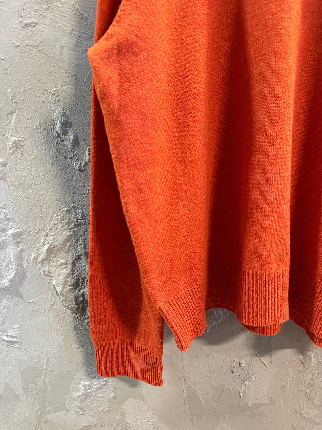 XL 폴로 랄프로렌 POLO 램스울 브이넥 니트 오렌지 상품이미지2