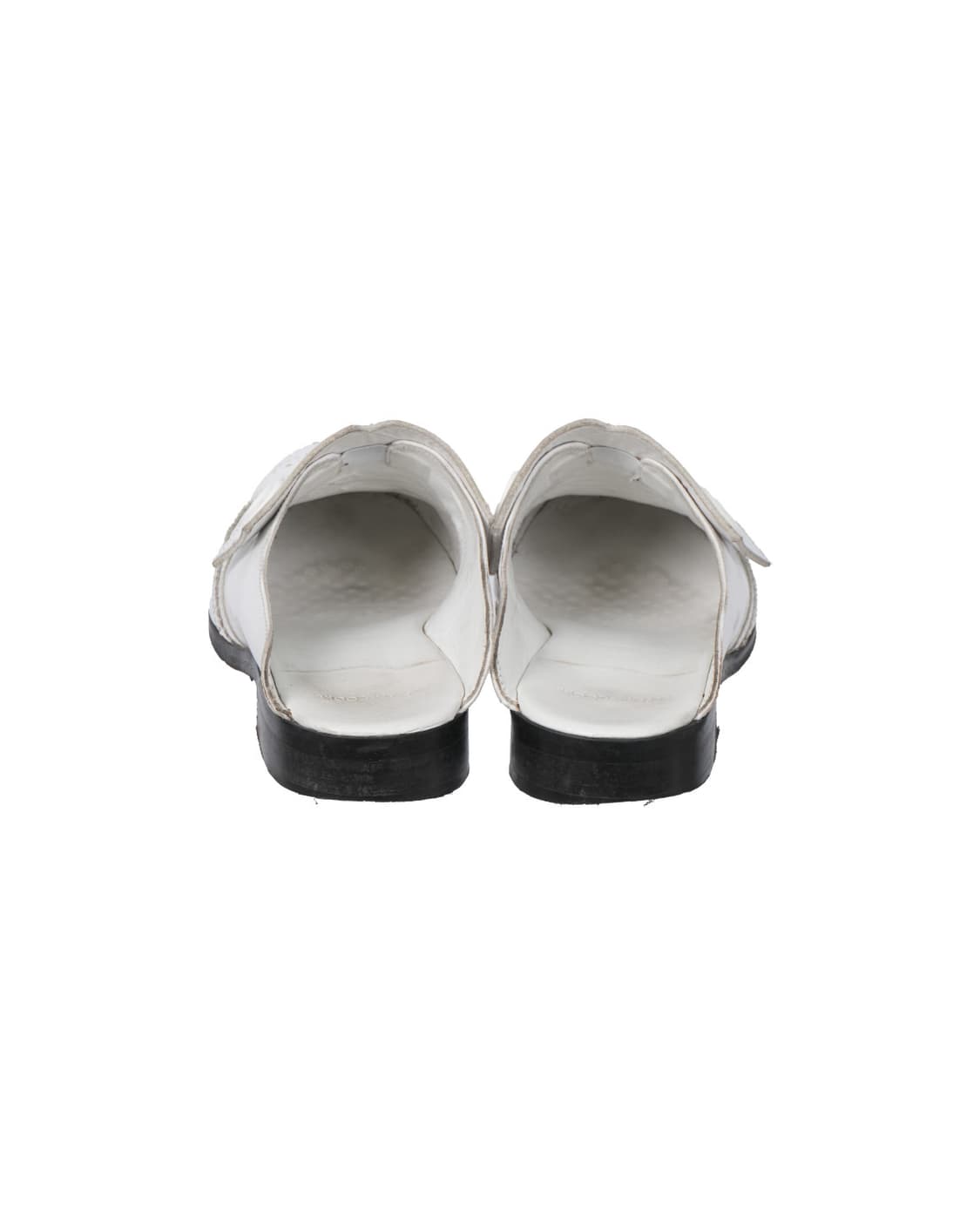 WHITE LEATHER MULES 상품이미지3