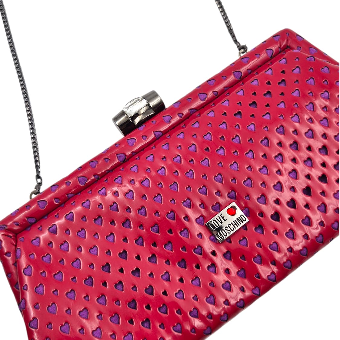 러브 모스키노 펀칭 하트 레더 3way 체인백 상품이미지5