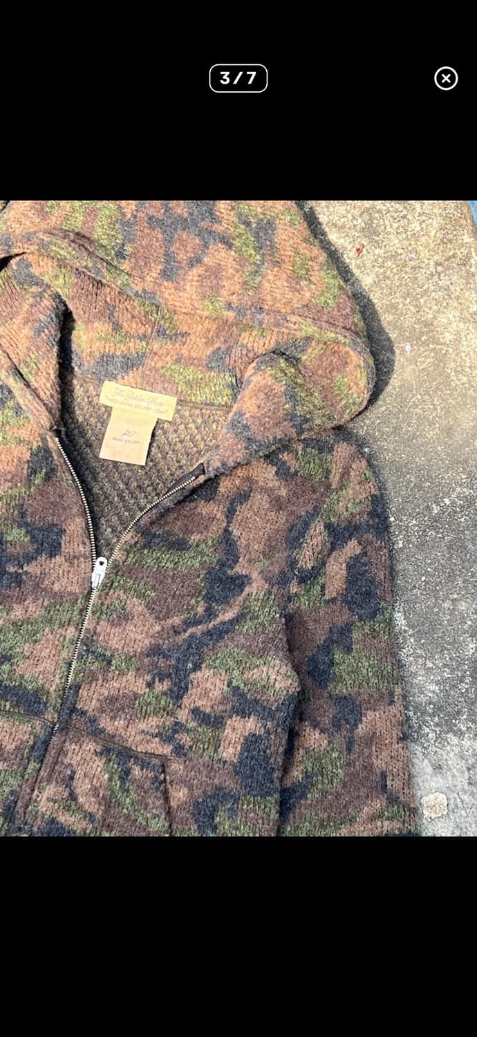 Remi Relief 카모 니트 후드집업 상품이미지3