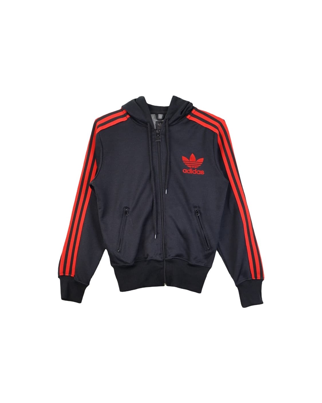 Adidas Black & Red Firebird Zip Up Hood 상품이미지4