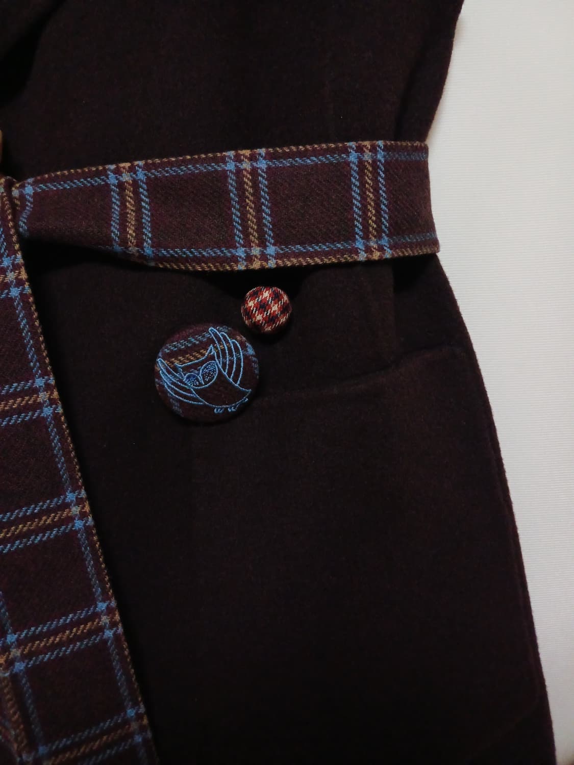 럭키슈에뜨 이태리 리버시블 베스트 롱 코트 상품이미지4