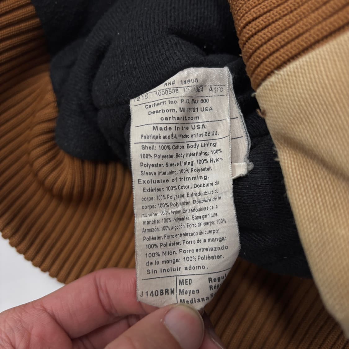 칼하트 J140 액티브 자켓 상품이미지9