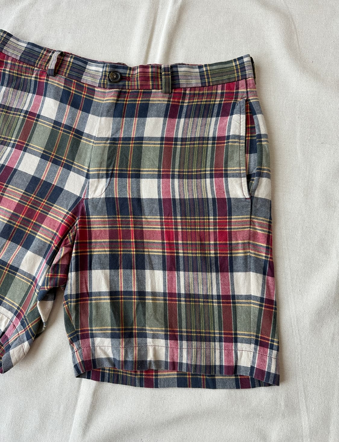 브룩스브라더스 마드라스풍 멀티 체크 쇼츠 34 상품이미지3