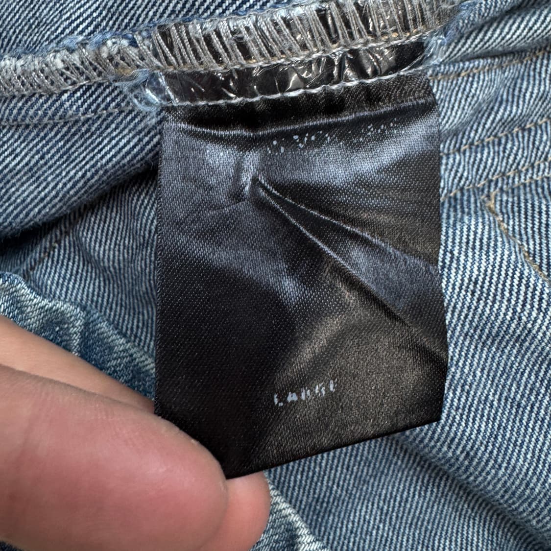 드레스볼륨 하이넥 데님 아노락 자켓 상품이미지7