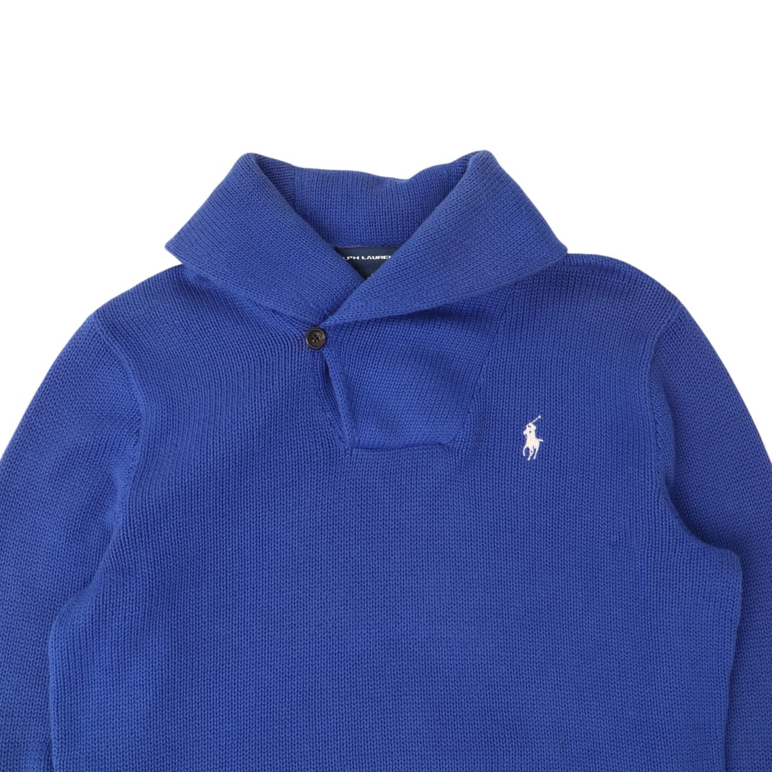 폴로 랄프로렌 우먼스 블루 숄카라 니트 상품이미지2