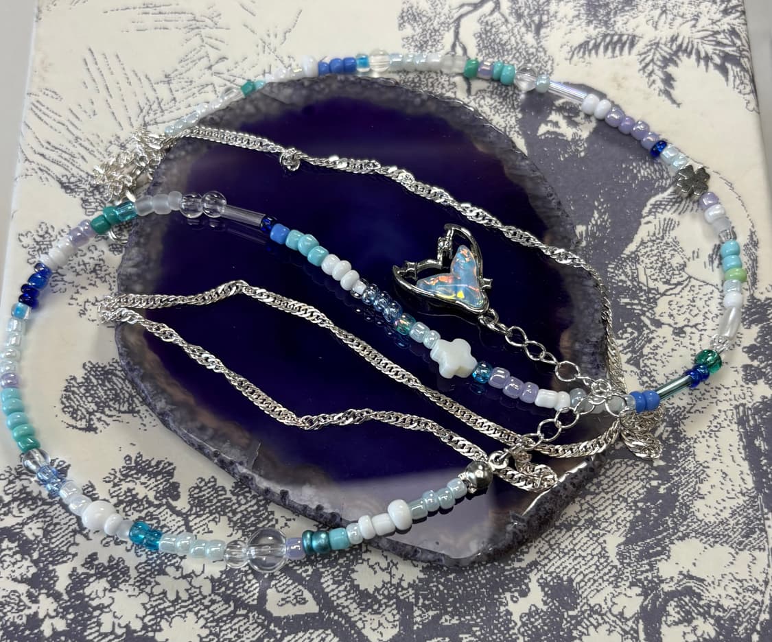 핸드메이드 비즈 목걸이 Ocean Mermaid 002 상품이미지7