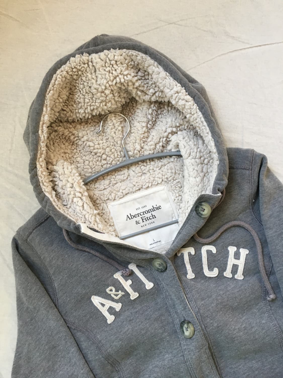 아베크롬비 버튼 후드집업 상품이미지4