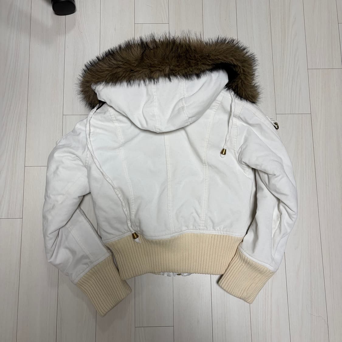 모르간 퍼 후드점퍼 상품이미지3