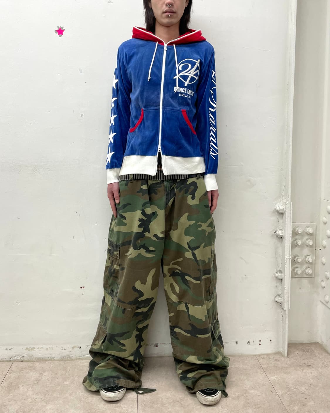 Star 24 Blue Hooded Zip-Up  상품이미지5