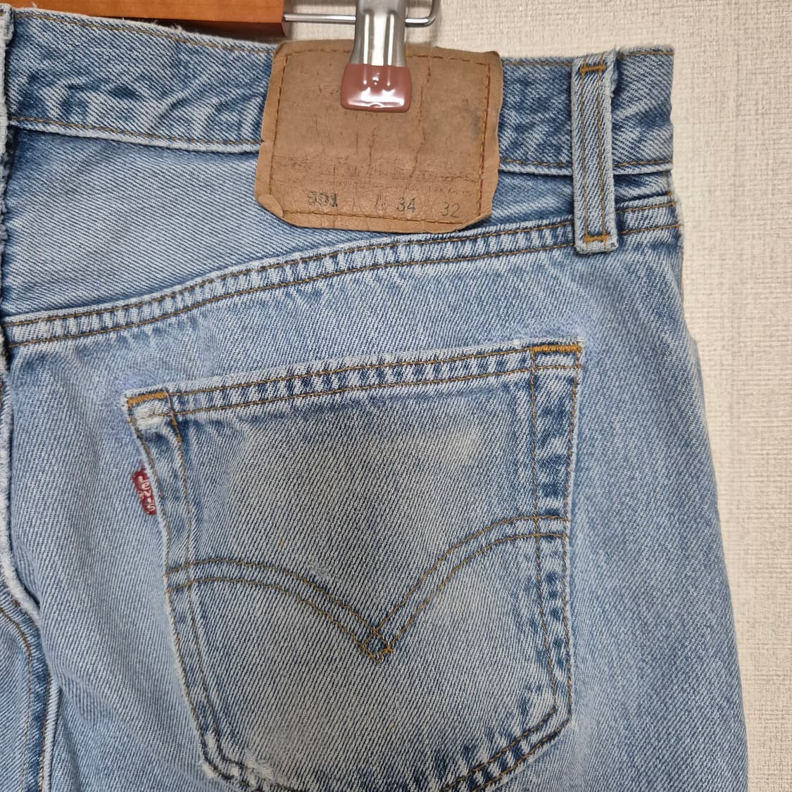 90's Made In USA 리바이스 Levis 501 데님팬츠 상품이미지3