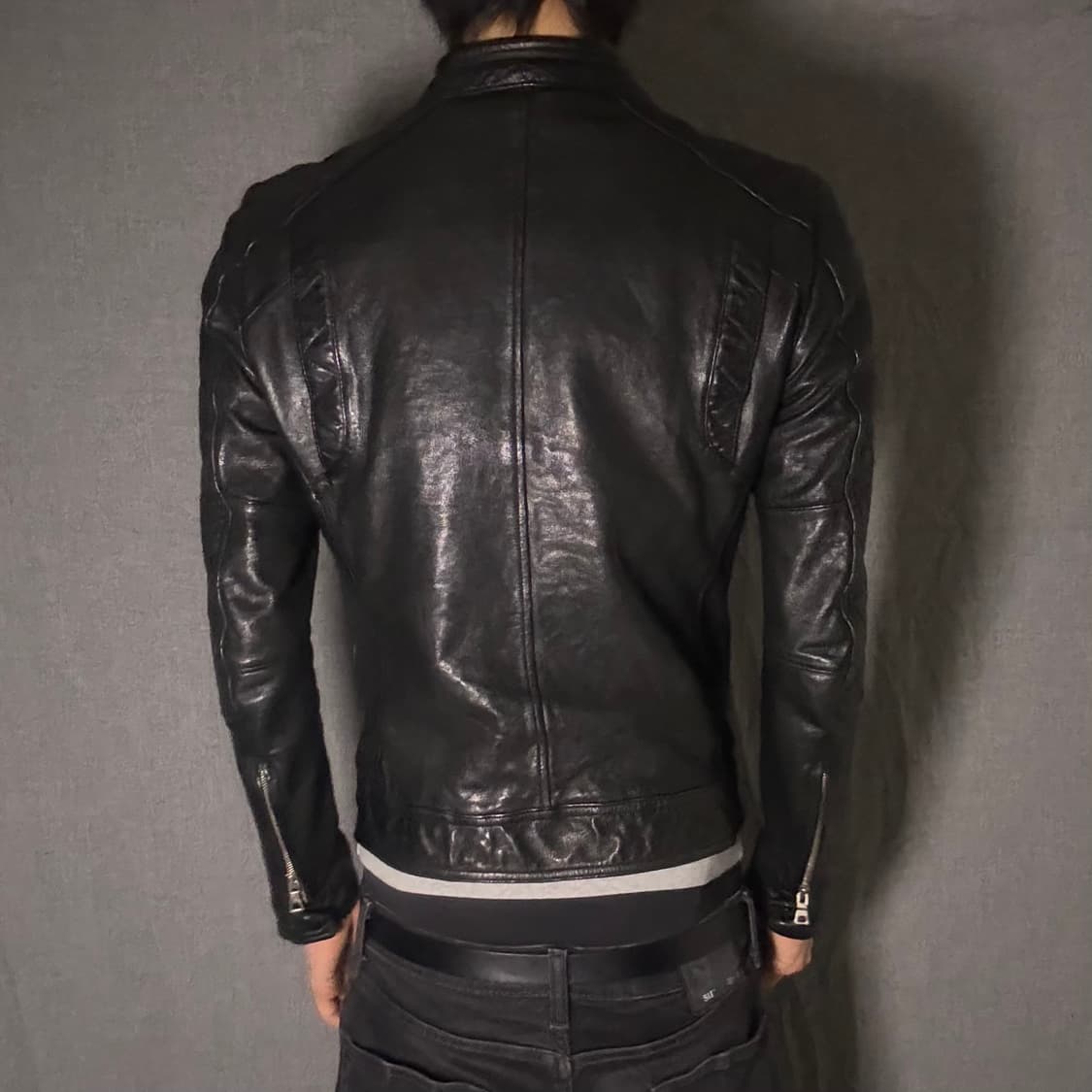 ltaly lamb skin leather jacket 상품이미지9