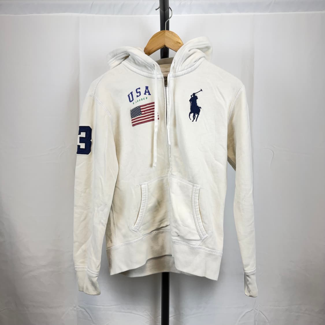 Polo]폴로 랄프로렌 성조기 후드집업 USA 후드집업 S 상품이미지2