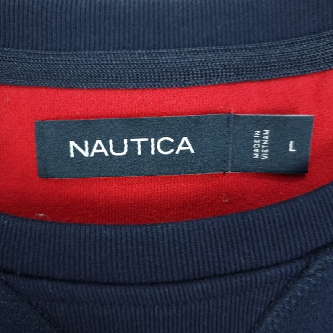 [노티카] 빅로고 패치 맨투맨 네이비 M18981 상품이미지6