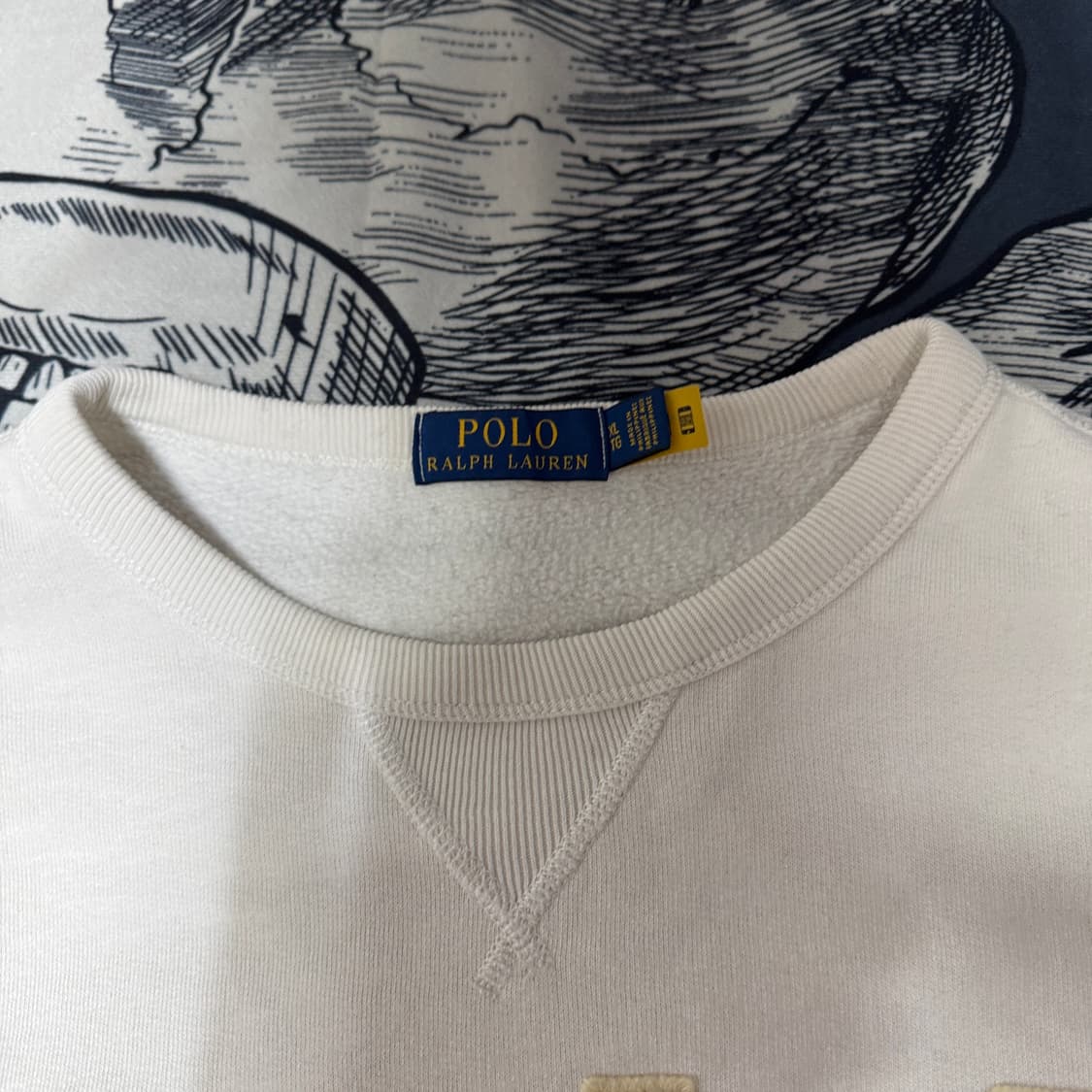 폴로 기모맨투맨 XL사이즈  상품이미지3