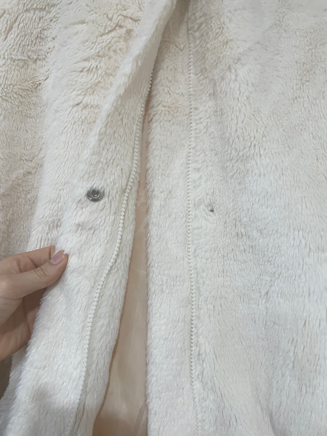 VTG 투웨이 아이보리 퍼 후드자켓 상품이미지6