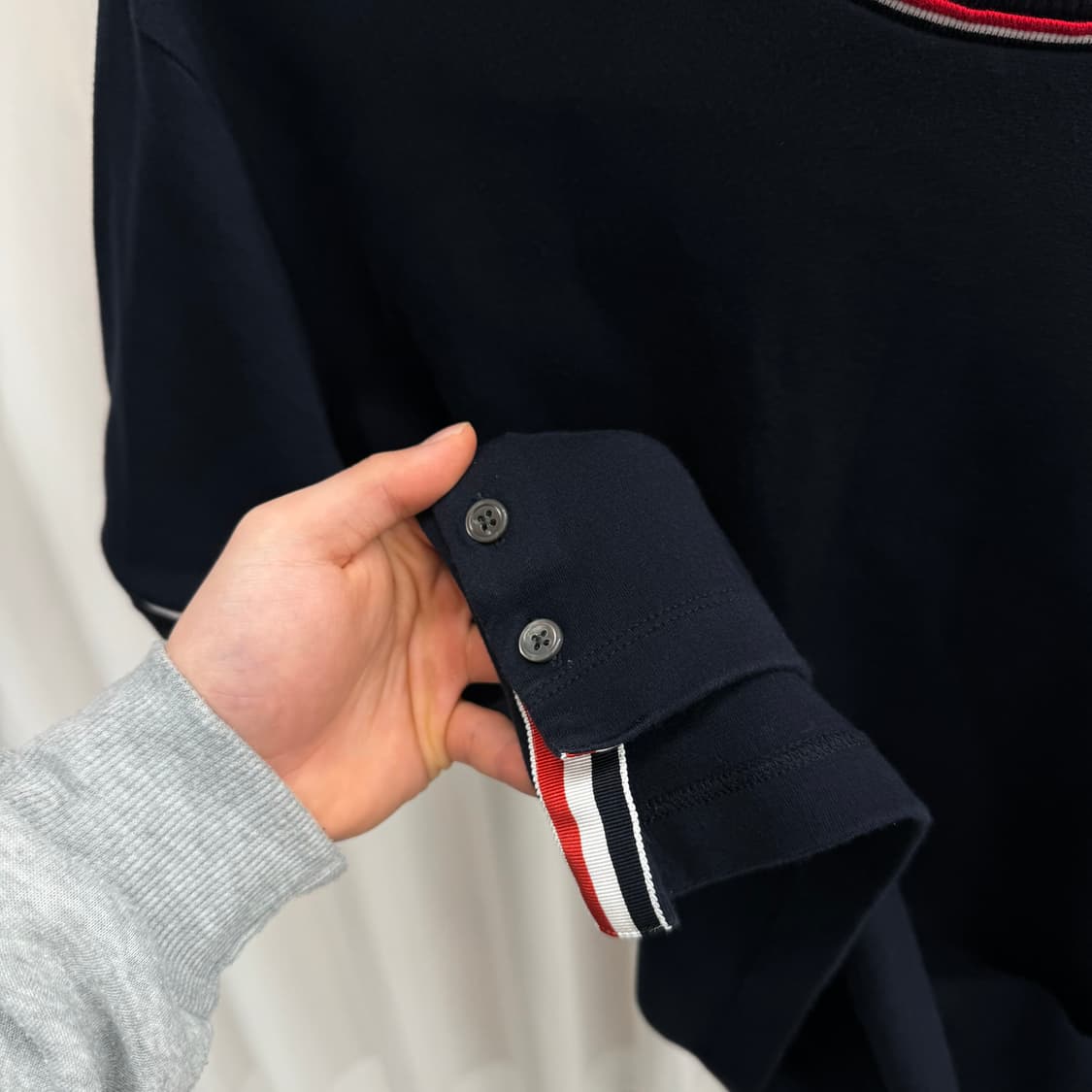 [4] 톰브라운 밀라노 스트라이프 반팔티 상품이미지5