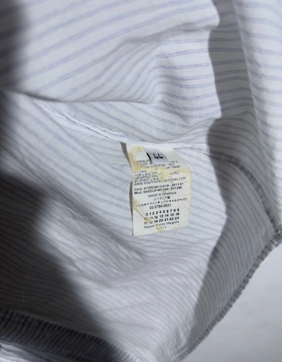 마틴 마르지엘라 스트라이프 셔츠 상품이미지5