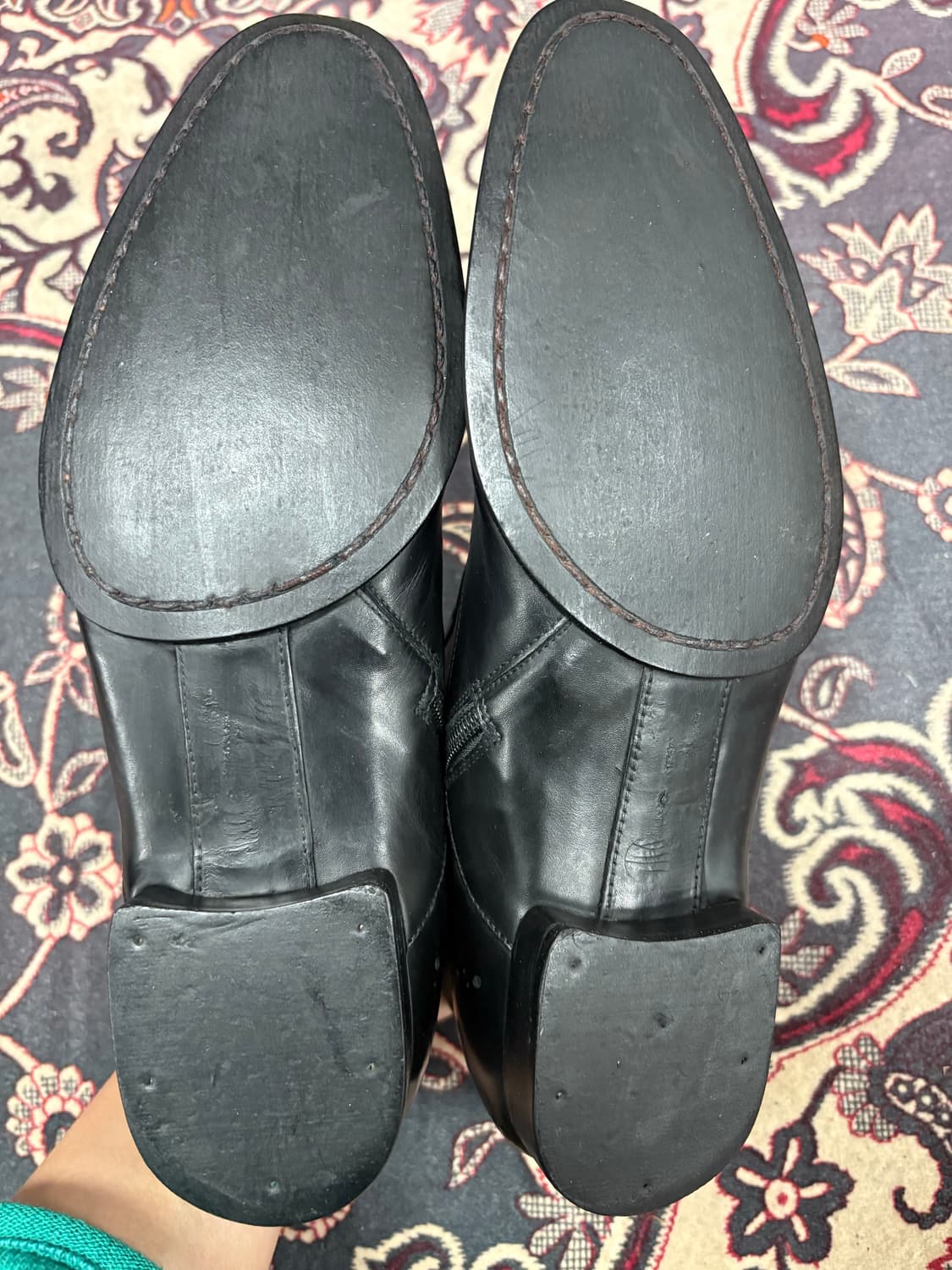 발렌시아가(Balenciaga) 블랙 레더 클래식 부츠 (250mm) 상품이미지7