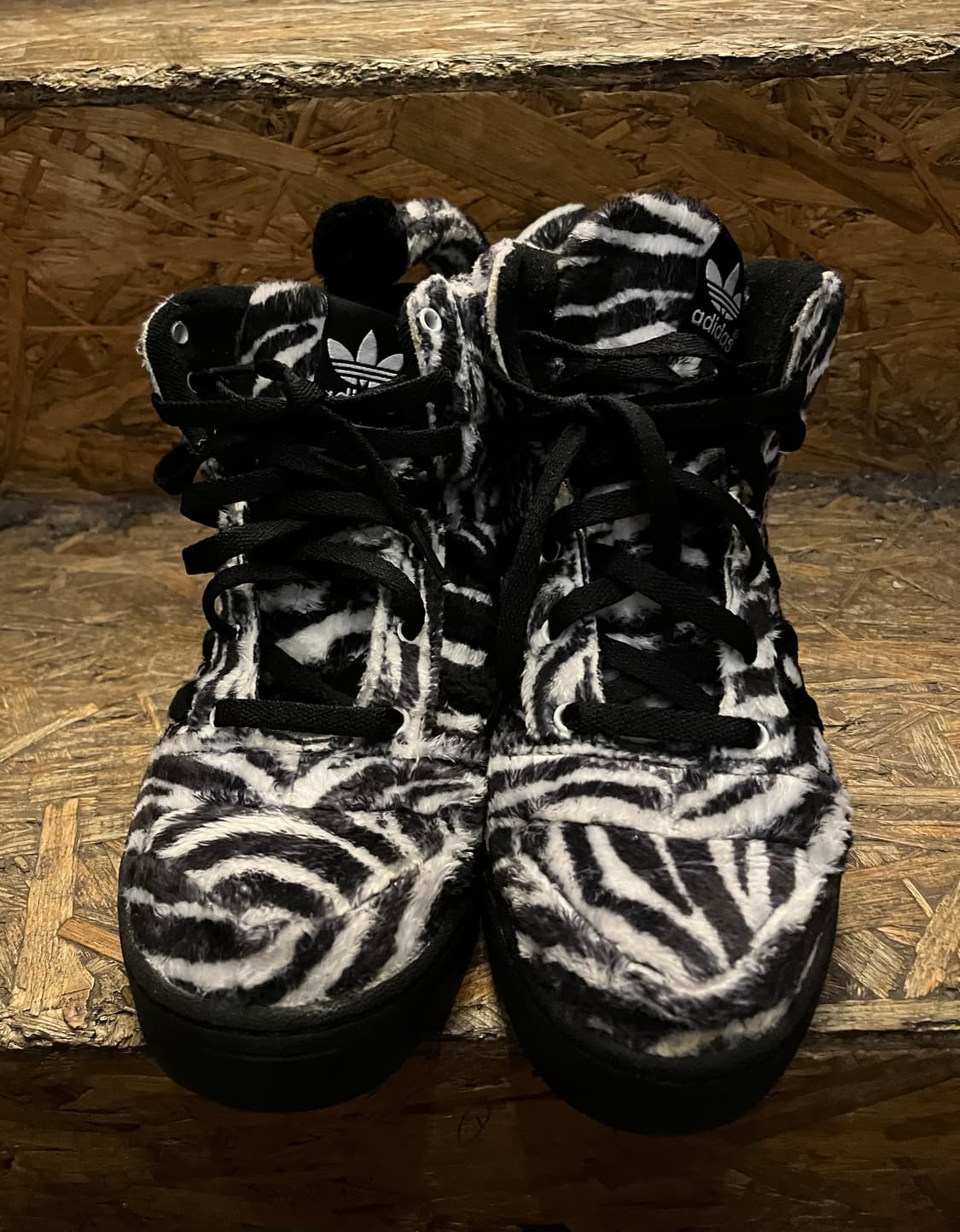 🦓 아디다스 x 제레미 스캇 JS ZEBRA 하이탑 265  상품이미지3