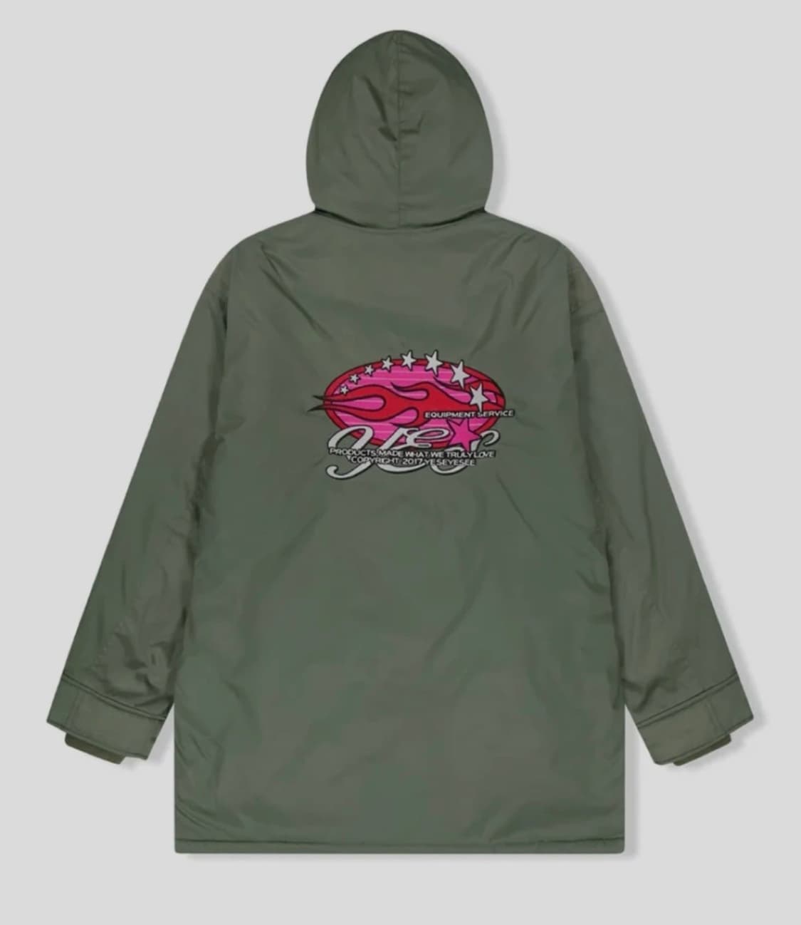 Hairy Lining Long Parka Sage Green 상품이미지2