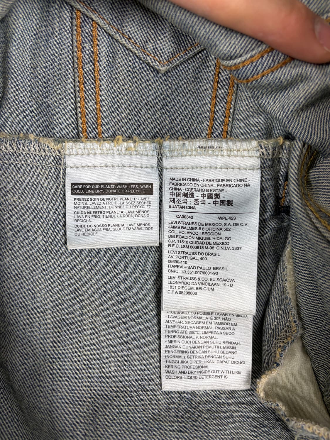 a116) 리바이스 빅E 청자켓 상품이미지6