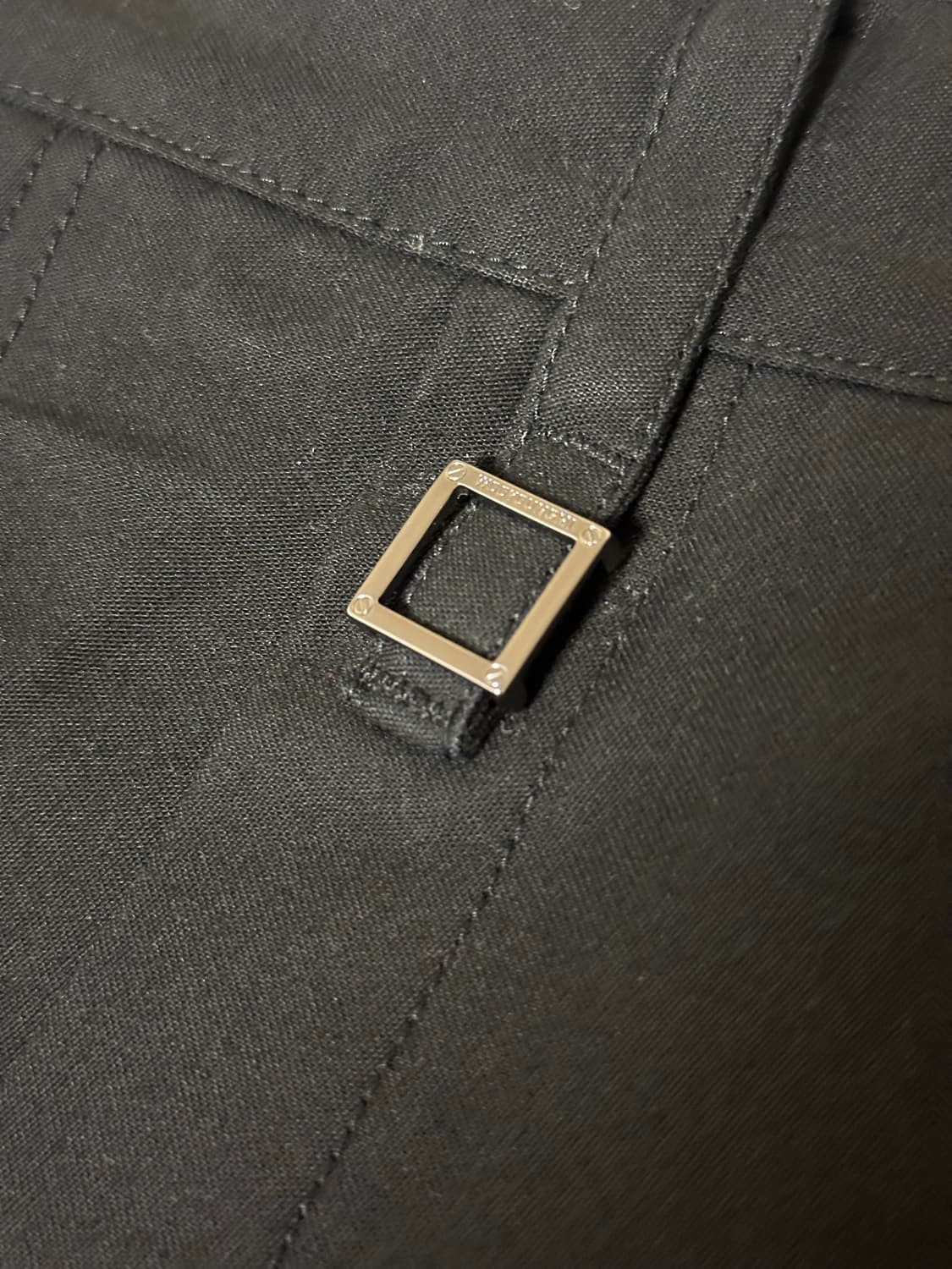 [46] 우영미 플랩 팬츠 블랙 상품이미지5